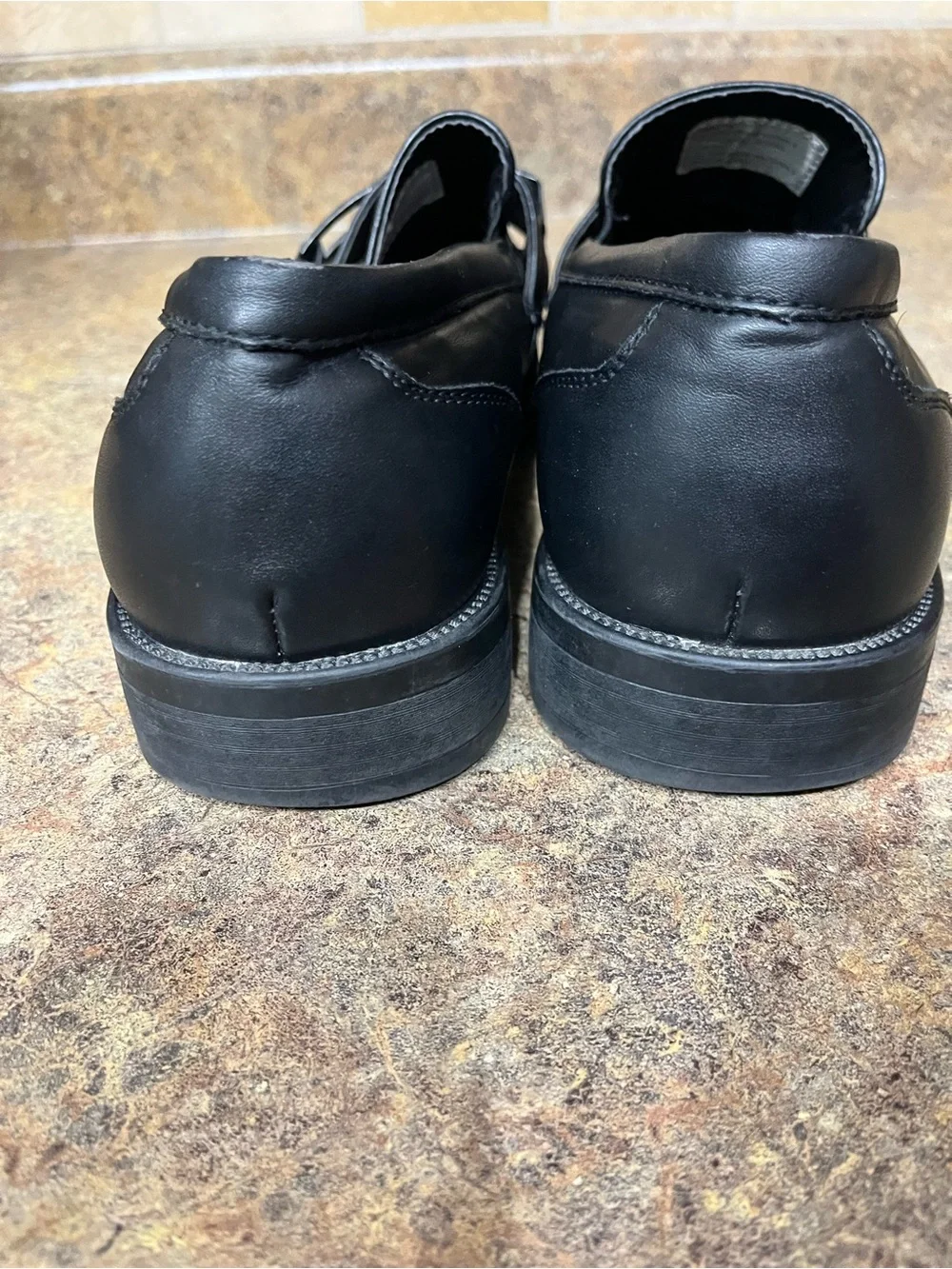Perry Ellis Portfolio Russel Men’s 10 Black Bit Loafers Dress Shoes